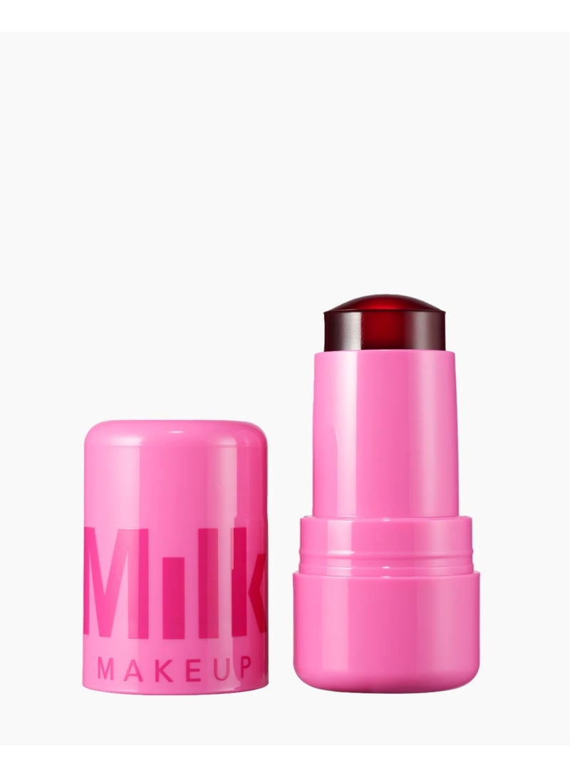 MILK MAKEUP Cooling Water Jelly Tint Lip + Cheek Blush Stain (Burst - Poppy Pink) .17 oz / 5 g - Image 1